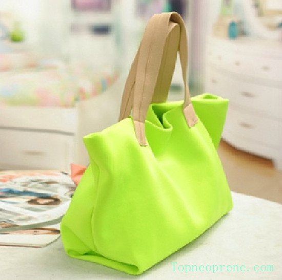 Custom Neoprene Shopping Shoulder Bag Handbag Tote Carry
