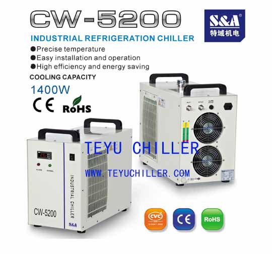 Cw5200 Water Cooled Chiller For Electric Spindle