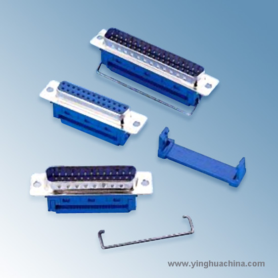 D Sub Connectors Idc Type Male And Female 9pins 15pins 25pins 37pins 50pin Matal Plastic Shell