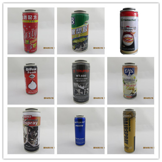 Diam 52mm Tinplate Round Can For Body Spray Deodorant
