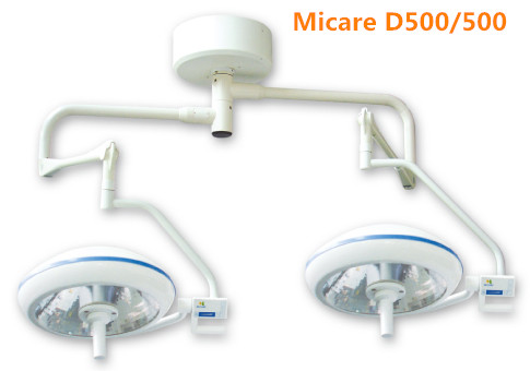 Double Headed Micare D500 700 Ceiling Operating Room Light Surgical Ot