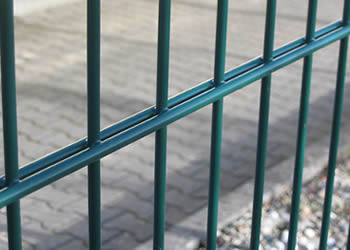 Double Wire Mesh Fence Galvanized And Pvc Coated