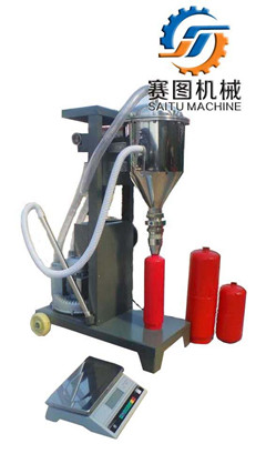 Dry Powder Fire Extinguisher Refilling Discharging Machine To Empty