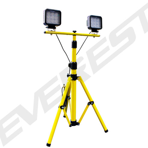 Dual Lamp 9 3w Led Work Light With Tripod Stand