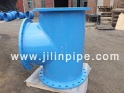 Ductile Iron Pipe Fittings All Flanged Tee