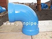 Ductile Iron Pipe Fittings Double Socket Elbow Bend