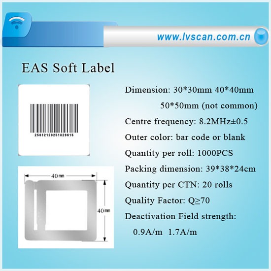 Eas Bottle Soft Labels For Security