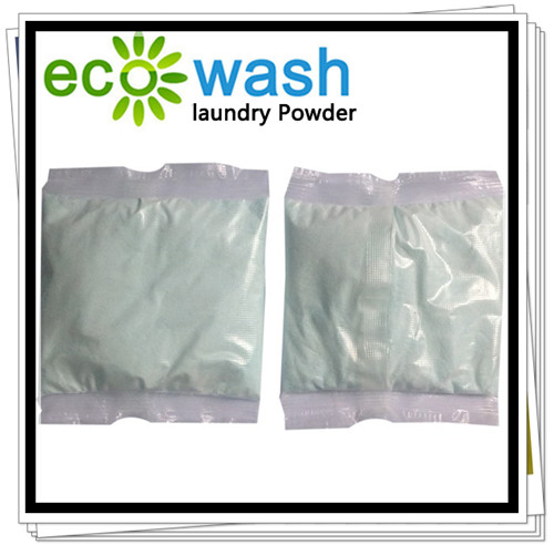 Eco Friendly Washing Powder Encapsulated In Fully Water Soluble Sachet