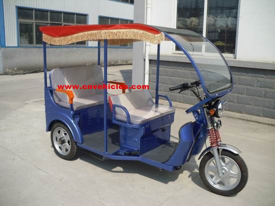 Electric Tricycle Rickshaw Three Wheelers For Passengers