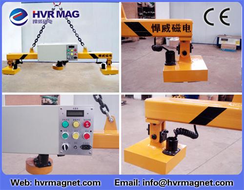 Electro Permanent Lifting Magnets For Steel Slabs Plate Pipes Coils Bundles Structural Shapes And Fa