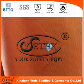 En11612 100 Cotton 200g Fire Resistant Fabric For Flame Retardant Clothing