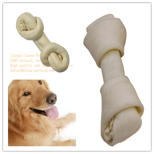 Expanded And White Knotted Bone For Dog Chews