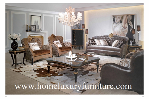 Fabric Sofas Living Room Furniture Sofa Price Supplier Classical Sets Ti006