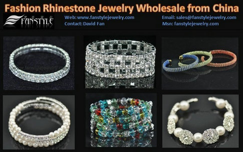 Fashion Crystal Jewelry Bracelets Bangles Wholesale From China