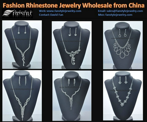 Fashion Crystal Jewelry Sets Wholesale From China
