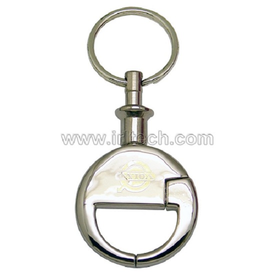 Fashionable Custom Metal Coin Style Keychain