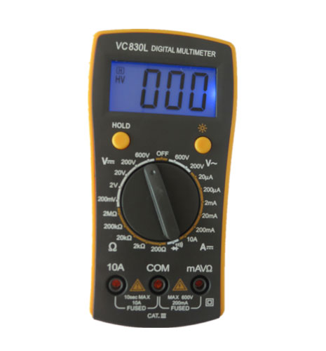 Features And Uses Of Digital Multimeters Vc830l With Backlight