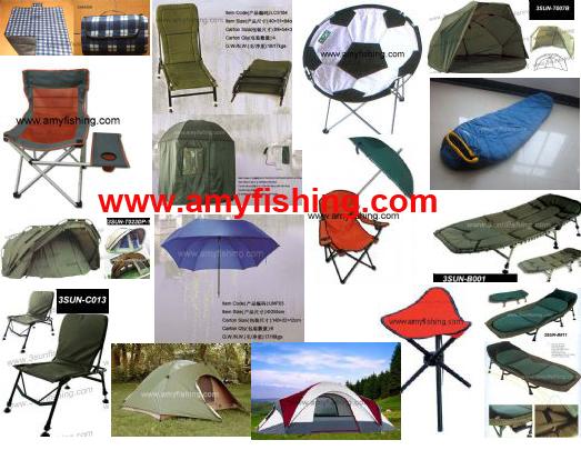 Fishing Chair Umbrella Bed Tent Bivvy Mat Sleeping Bags Carp