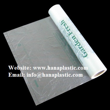 Flat Bag On Roll Type Material Hdpe Ldpe Adding Oxo Biodegradable D2w Epi And