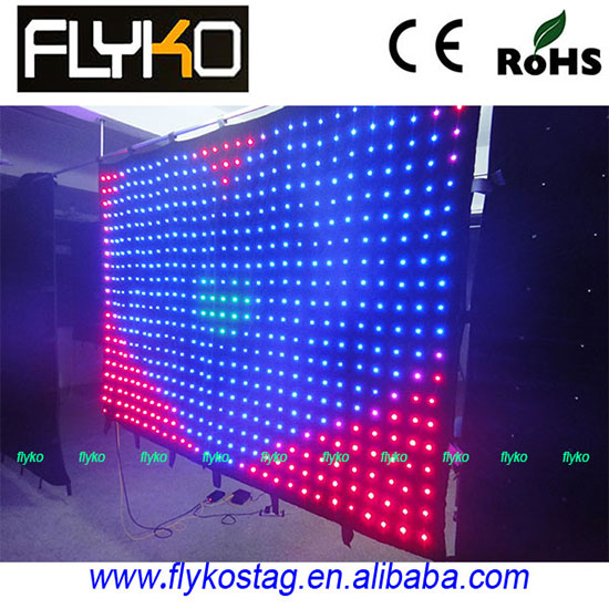 Flexible Led Video Curtain Display