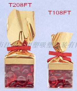 Foil Top Cube Shaped Candy Boxes