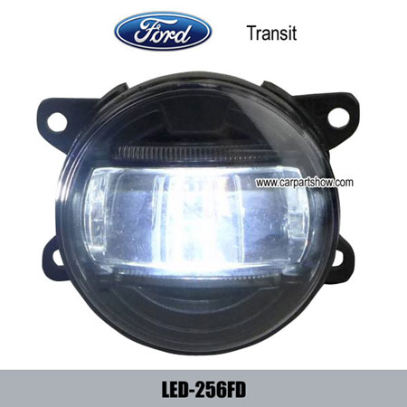 Ford Transit Front Fog Lamp Assembly Led Daytime Running Lights Drl 256fd