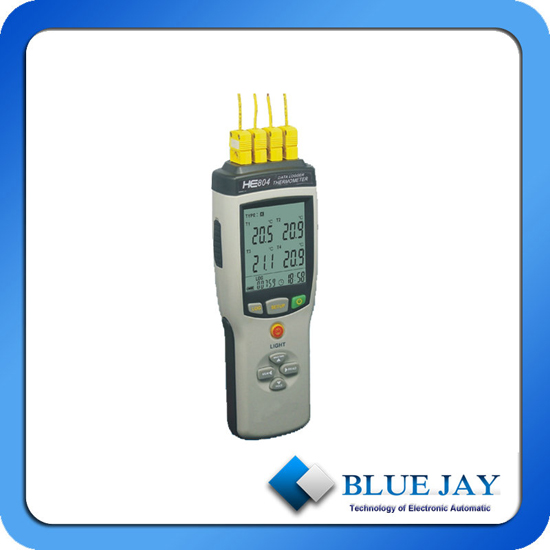 Four Channel Max Hold And Data Temperature Logger