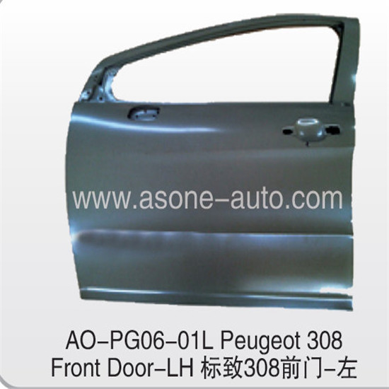 Front Door For Peugeot 308 Metal Body Parts