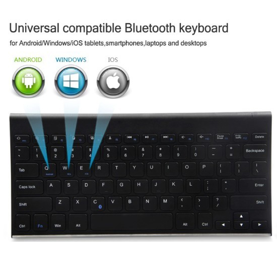 Full Size Universal System Wireless Bluetooth Keyboard Hb086