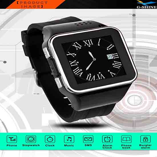 G Shine 2014 Watch Phone Water Resistant Wristwatch For Android Ios Smartphone S2