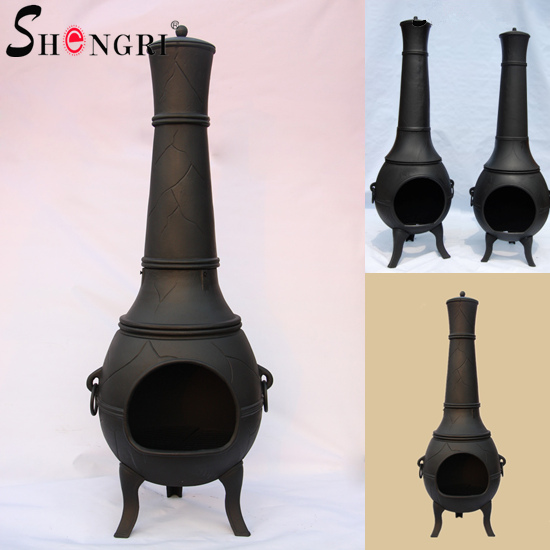 Garden Cast Iron Chiminea For Bbq And Warmth
