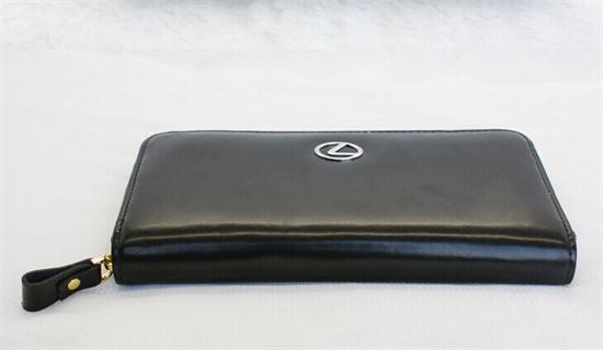 Genuine Leather Travel Wallet With Car Logo For Men