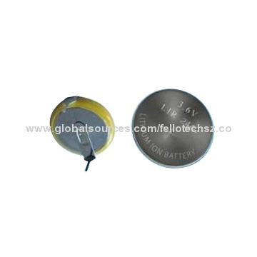 Gift Toy Battery 3 6v Lir2440 Button Cell Rechargeable Li Ion Coin Batteries Can Add Solder Tab
