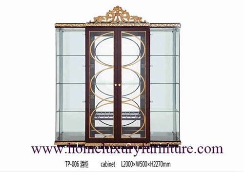 Glass Cabinet Antique China Modern Wooden Decorate Tp 006