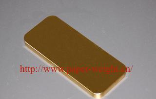 Gold Plated Tungsten Paper Weight
