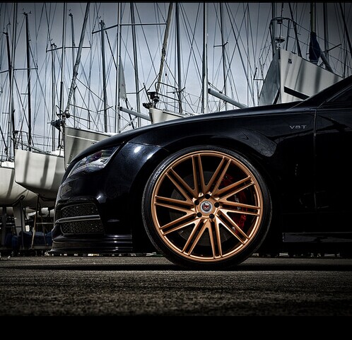 Gold Vossen Car Alloy Wheels