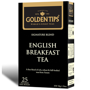 Golden Tips English Breakfast 25 Tea Bags