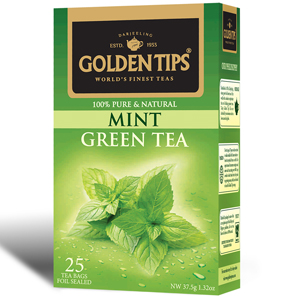 Golden Tips Mint Green 25 Tea Bags
