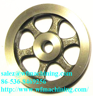Gray Iron Sand Casting Gym Equipment Flywheel From China Factory