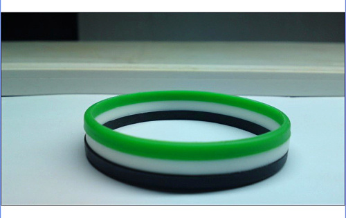 Green White Black Level Silicone Wristband With Cheap Supplier
