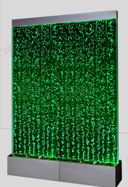 H183 W102cm Popular Beautiful Modern Water Bubble Panel For Room Divider With Rgb Led Light