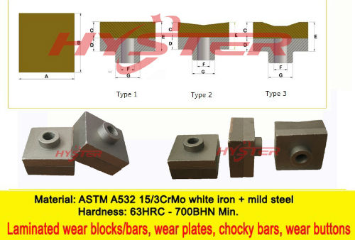 Hammer Tips And Knife Edges 63hrc For Sugar Mill