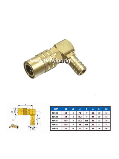 Hasco Standard Mold Coupling 90 Degree Brass Elbow Dongguan Supplier