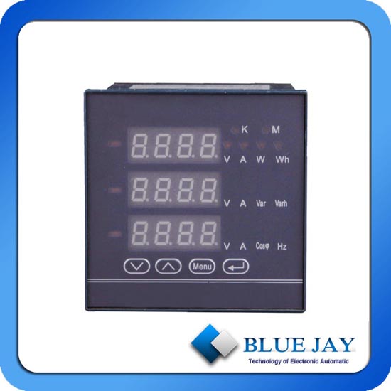 High Accuracy Digital Led Display Energy And Power Meter With Rs232 Port