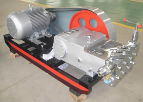 High Pressure Test Pump Providing Calibration
