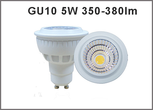 High Quality 5w Cri80 Ac85 265v Led Spotlight Gu10 350 380lm Bulb Dimmable Available