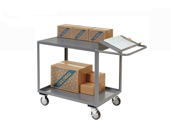 High Quality Order Picking Trolley Office 3 Shelf Metal Utility Hand Cart Rca 35