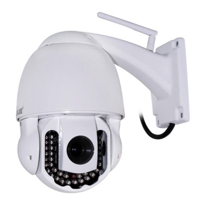 High Resolution Ptz Wireless P2p Dome Outdoor Ip Camera Night Vision