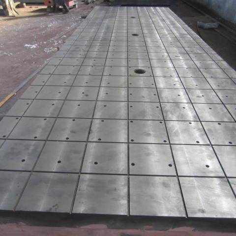 High Strength Rigidity Surface Ht200 Material Cast Iron T Slot Floor Plate