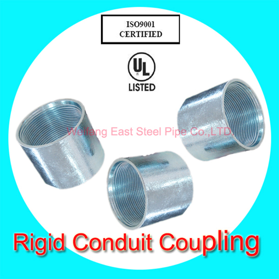 Hot Dip Galvanized Rigid Coupling With Ul And Ansi Standard